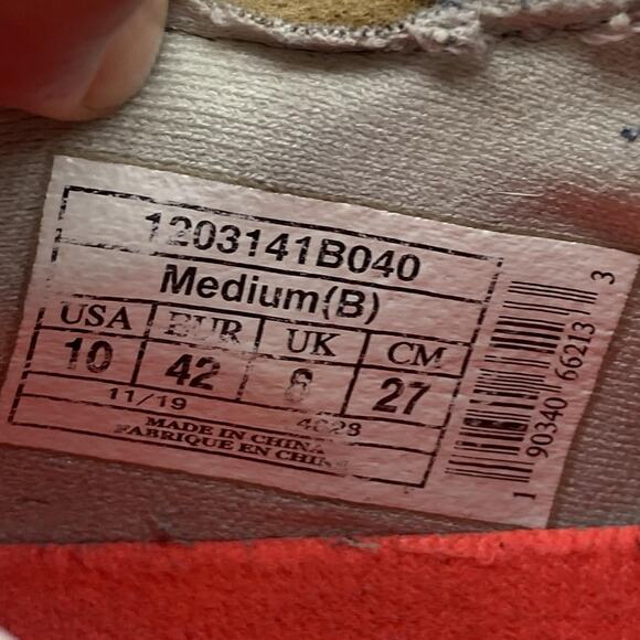 Womens Size 10B Brooks Ricochet 2 Gray/Blue/Red Athletic Running Shoes Sneakers - Picture 7 of 7